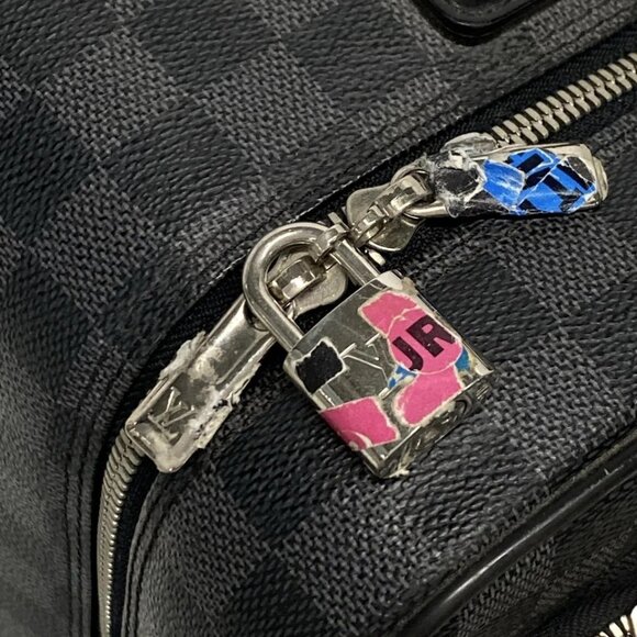 LOUIS VUITTON Pilot Case Damier Graphite - Suitcase 989-061025 - Picture 10 of 13